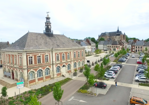 Montcornet <br> Place de l’hôtel de ville